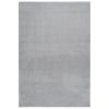 Washable Rug Soft Fluffy Short Pile 63"x90.6" Anti Slip Gray