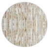 Milano Collection Shimmer Skin Woven Round Area Rug