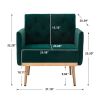 COOLMORE Accent Chair ,leisure single sofa with Rose Golden feet