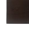 14.25" Natural Wood Grain Finish Prismatic Symmetry Concrete Outdoor Side Table with Symmetric Design ‚Äì Weather-Resistant Accent for Patio, Garden