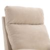 JiaDa Upholstered Swivel Glider.Rocking Chair for Nursery in Beige.Modern Style One Left Bag