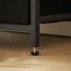 End Table with Charging Station, Nightstand with USB Port, Outlet and Fabric Bag, 2 Drawers & Open Storage Shelf Side Table