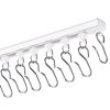VEVOR Ceiling Curtain Track Set 9.9 FT/3 Meter Self Adhesive Room Divider White
