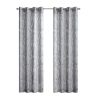 Grommet Top Sheer Bird on Branches Burnout Window Curtain(Only 1 Pc Panel)