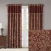 Jacquard Curtain Panel Pair(2 Pcs Window Panels)