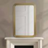 Rounded Rectangle Fluted Wall Mirror