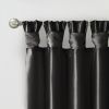 Twist Tab Total Blackout Window Curtain Panel(Only 1 Pc Panel)