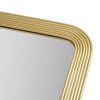 Rounded Rectangle Fluted Wall Mirror