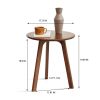 Round End Table- Small End Table Side Table Coffee Table Bedside Table Night Stand for Living Room Bedroom & Balcony