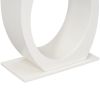 Mirod Stylish Modern Side Table with Egg-Shaped Base,Enhanced Stability and Durability,Sleek Design for Home Decor,Perfect for Living Room or Bedroom