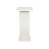 Mirod Stylish Modern Side Table with Egg-Shaped Base,Enhanced Stability and Durability,Sleek Design for Home Decor,Perfect for Living Room or Bedroom