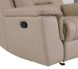 Global United Reclining Modern Leather Air Upholstered Chair