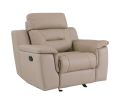 Global United Reclining Modern Leather Air Upholstered Chair