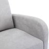 COOLMORE Rocking Chair Upholstered Mid Century Modern Rocker Oversized Wingback Armchair for Living Room