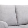COOLMORE Rocking Chair Upholstered Mid Century Modern Rocker Oversized Wingback Armchair for Living Room