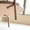 2-Piece Modern 2 tier Round Coffee Table Set for Living Room,Easy Assembly Nesting Coffee Tables, End Side Tables for Bedroom Office Balcony Yard