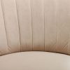 COOLMORE 360 Degree Swivel Cuddle Barrel Accent Sofa Chairs, Round Armchairs with Wide Upholstered, Fluffy Velvet Fabric Chair for Living Room