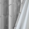 Total Blackout Metallic Print Grommet Top Curtain Panel(Only 1 Pc Panel)