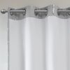Total Blackout Metallic Print Grommet Top Curtain Panel(Only 1 Pc Panel)