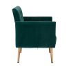 COOLMORE Accent Chair ,leisure single sofa with Rose Golden feet