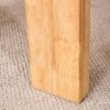 Modern and minimalist rectangular rattan tabletop with rubber wooden legs, imitation rattan woven Chinese side table