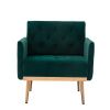 COOLMORE Accent Chair ,leisure single sofa with Rose Golden feet
