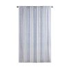 Poly Printed Curtain Panel with Tufted Stripe and Lining