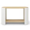 End Table, Small Side Table, Nightstand with 2-Layer Storage Shelves, Sofa Table for Small Spaces, Living Room, Bedroom, Stable Frame, Easy Assembly