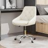 Modern velvet fabric with chrome legs living room furniture dining chair, soft and comfortable, lift adjustment, free movement convenient