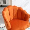 COOLMORE Swivel Barrel Chair, Comfy Round Accent Sofa Chair for Living Room, 360 Degree Swivel Barrel Club Chair, Leisure Arm Chair for Nursery, Hotel