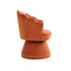 COOLMORE Swivel Barrel Chair, Comfy Round Accent Sofa Chair for Living Room, 360 Degree Swivel Barrel Club Chair, Leisure Arm Chair for Nursery, Hotel