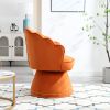COOLMORE Swivel Barrel Chair, Comfy Round Accent Sofa Chair for Living Room, 360 Degree Swivel Barrel Club Chair, Leisure Arm Chair for Nursery, Hotel
