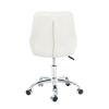 Modern velvet fabric with chrome legs living room furniture dining chair, soft and comfortable, lift adjustment, free movement convenient