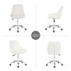 Modern velvet fabric with chrome legs living room furniture dining chair, soft and comfortable, lift adjustment, free movement convenient