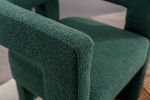 COOLMORE Contemporary Designed Fabric Upholstered Accent/Dining Chair /Barrel Side Chairs Kitchen Armchair for Living Room 2PC/SET