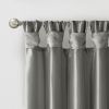 Twist Tab Lined Window Curtain Panel(Only 1 Pc Panel)