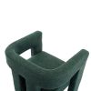 COOLMORE Contemporary Designed Fabric Upholstered Accent/Dining Chair /Barrel Side Chairs Kitchen Armchair for Living Room 2PC/SET