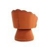 COOLMORE Swivel Barrel Chair, Comfy Round Accent Sofa Chair for Living Room, 360 Degree Swivel Barrel Club Chair, Leisure Arm Chair for Nursery, Hotel