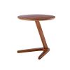 Accent Chairs Set of 2 with Side Table, Mid Century Modern Accent Chair, Wood and Fabric Armchairs Side Chair