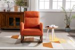 COOLMORE Rocking Chair, Modern Glider Chair, Recliner Armchair with Wood Legs and Side Pocket