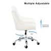 Modern velvet fabric with chrome legs living room furniture dining chair, soft and comfortable, lift adjustment, free movement convenient