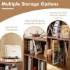 Side Tables with Storage Shelf and Charging Station