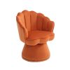 COOLMORE Swivel Barrel Chair, Comfy Round Accent Sofa Chair for Living Room, 360 Degree Swivel Barrel Club Chair, Leisure Arm Chair for Nursery, Hotel