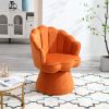 COOLMORE Swivel Barrel Chair, Comfy Round Accent Sofa Chair for Living Room, 360 Degree Swivel Barrel Club Chair, Leisure Arm Chair for Nursery, Hotel