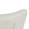 Modern velvet fabric with chrome legs living room furniture dining chair, soft and comfortable, lift adjustment, free movement convenient