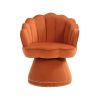 COOLMORE Swivel Barrel Chair, Comfy Round Accent Sofa Chair for Living Room, 360 Degree Swivel Barrel Club Chair, Leisure Arm Chair for Nursery, Hotel