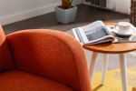 COOLMORE Rocking Chair, Modern Glider Chair, Recliner Armchair with Wood Legs and Side Pocket