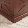 Farmhouse Coffee Table, Square Wood Center Table with Large Hidden Storage Compartment for Living Room